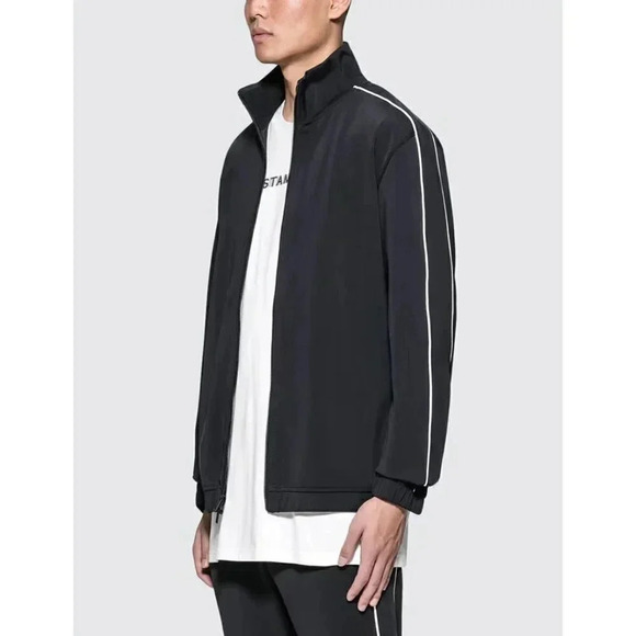 STAMPD 2K TRACK JACKET Black with white piping on sleeves | M - Picture 12 of 14